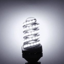 Spirál 12W LED fénycső E27 foglalatba, hideg fehér