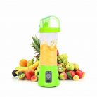 Juice hordozható turmixgép / USB-s smoothie készítő, 380 ml - kék