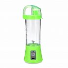 Juice hordozható turmixgép / USB-s smoothie készítő, 380 ml - kék