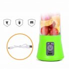 Juice hordozható turmixgép / USB-s smoothie készítő, 380 ml - kék