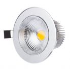 7W mini spot lámpa extra erős COB leddel / fehér keretes, billenthető