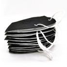 Fekete KN95 légzésvédő arcmaszk / szájmaszk (FFP2) - 10 darabos csomag