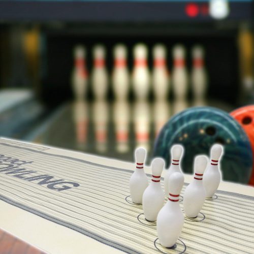 Asztali mini bowling / kiteríthető pályával