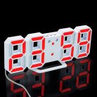 Digitális LED óra hőmérővel / asztali és fali óra - piros