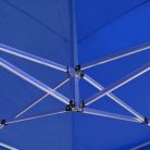 3x6 méteres összecsukható kerti pavilon sátortetővel - kék