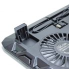 Laptop hűtőpad és állvány - két ventilátorral, LED világítással, 15.4"