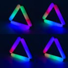 Állítható alakú RGB LED szelfi világítás, telefontartóval