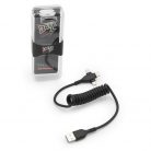 3 az 1-ben USB töltő- és adatkábel - Micro USB, Type-C és Lightning csatlakozó, 30-85 cm