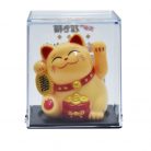 Maneki-neko tradicionális japán integető macska, szerencsét hoz - sárga