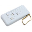 Multifunkcionális PowerBank - USB, Micro USB, Type-C, Lightning kábelekkel