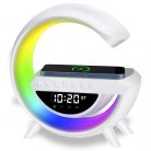 Okos RGB LED ébresztőóra, Bluetooth zenelejátszó és vezeték nélküli töltőállomás