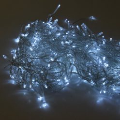 324 LED dekorációs kültéri fényfüggöny - hideg fehér