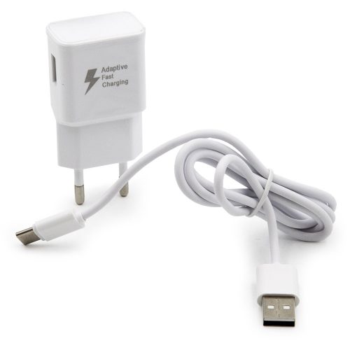 USB - USB-C töltőkábel és gyorstöltő adapter - 90 cm