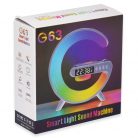 G63 okos RGB LED ébresztőóra, Bluetooth zenelejátszó és vezeték nélküli töltőállomás