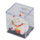 Maneki-neko tradicionális japán integető macska, szerencsét hoz - fehér (MLY23056)