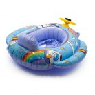 Baby Boat – felfújható beülős úszógumi, 65x20 cm – kék, kormányos, űrhajós