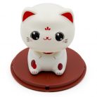 Maneki-neko cuki bólogató macska - szerencsét hoz, napelemes