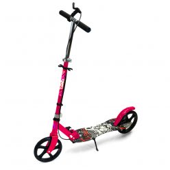 Scooter Tiger roller kézifékkel - rózsaszín