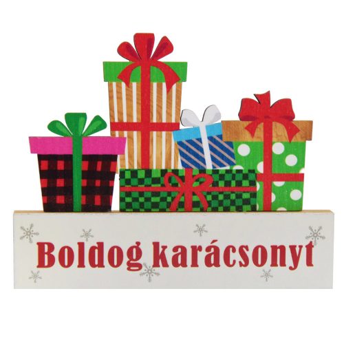 Boldog karácsonyt asztali dekoráció