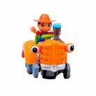Önjáró, világító és zenélő traktor farmer figurával / bolygókerekes