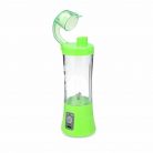 Juice hordozható turmixgép / USB-s smoothie készítő, 380 ml - zöld