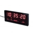 Óriás LED kijelzős digitális óra naptárral, hőmérővel és ébresztővel