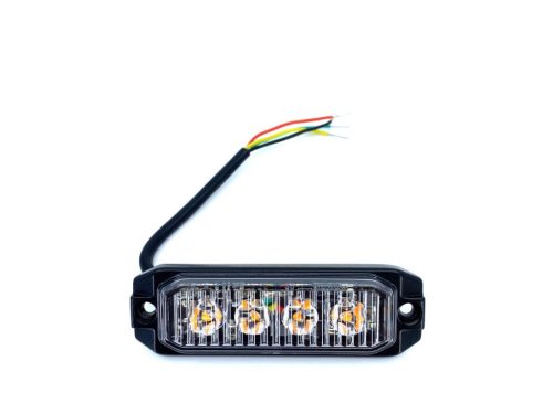 18011 4LED-es stroboszkóp sárga 12-24V W13891