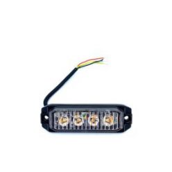 18080 4LED-es stroboszkóp FEHÉR  - E jel - 12-24V 