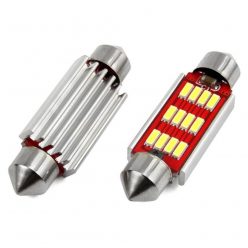   SMD-ROOF-10SMD-36 -2  2db-os 36MM Szofita Led 12V hűtőbordás CANBUS