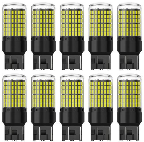 22018 7443-144SMD T20 W21/5W - fehér - 12-48V CANBUS 10db-os