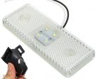 6 LED-es szélességjelző tartóval - fehér 12-24V - NEM E jeles