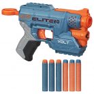 Nerf Elite 2.0 Volt szivacslövő fegyver, 6 töltényes